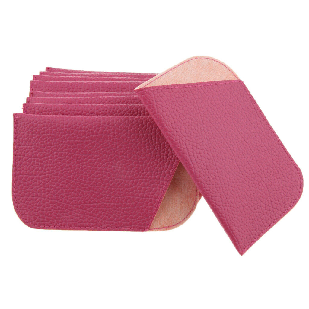 10 Pieces Eyeglasses Sunglasses Protector Box Pouch Glasses Case Purple