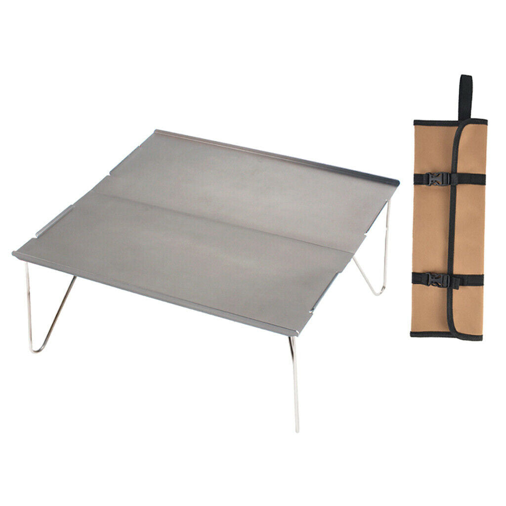 Portable Small Folding Table Lightweight for Outdoor Camping Picnic Gray