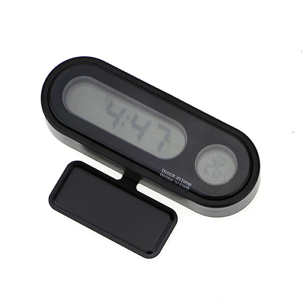 Digital Temperature Clock-Vehicle Thermometer LED Display Clock Backlight