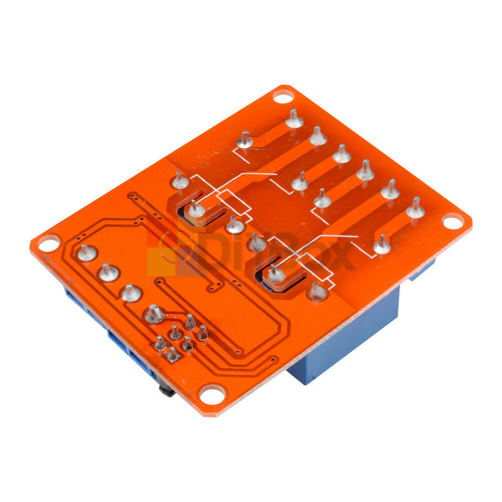 5V 2-CH Two Channel Relay Module w/ Optocoupler Support High & Low Level Trigger