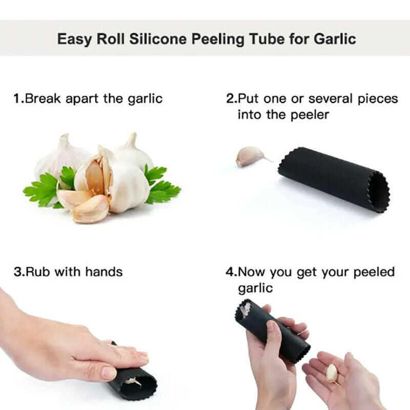 1 Pcs Garlic Peeler Garlic Silicone Peeling Tube Garlic Press Kitchen Gad.l8