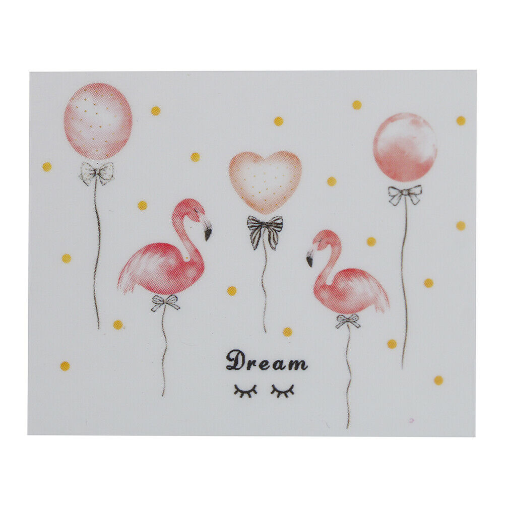 50*70Cm Flamingo Balloon Pink Home Decor Diy Self-Adhesive Wardrobe Stick.l8