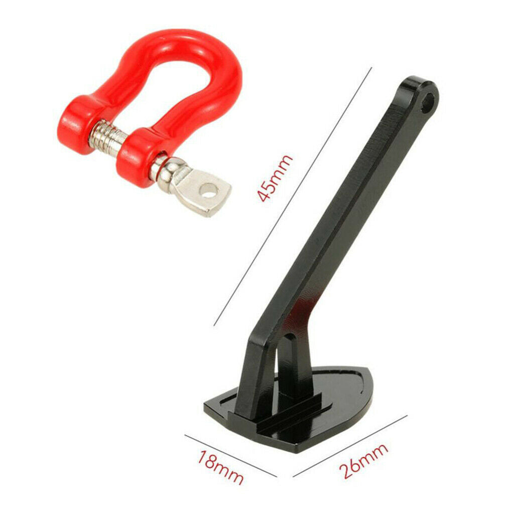 Lovoski 1/10 Scale Heavy Winch Anchor Fold Up for  TRX4  D90 2X