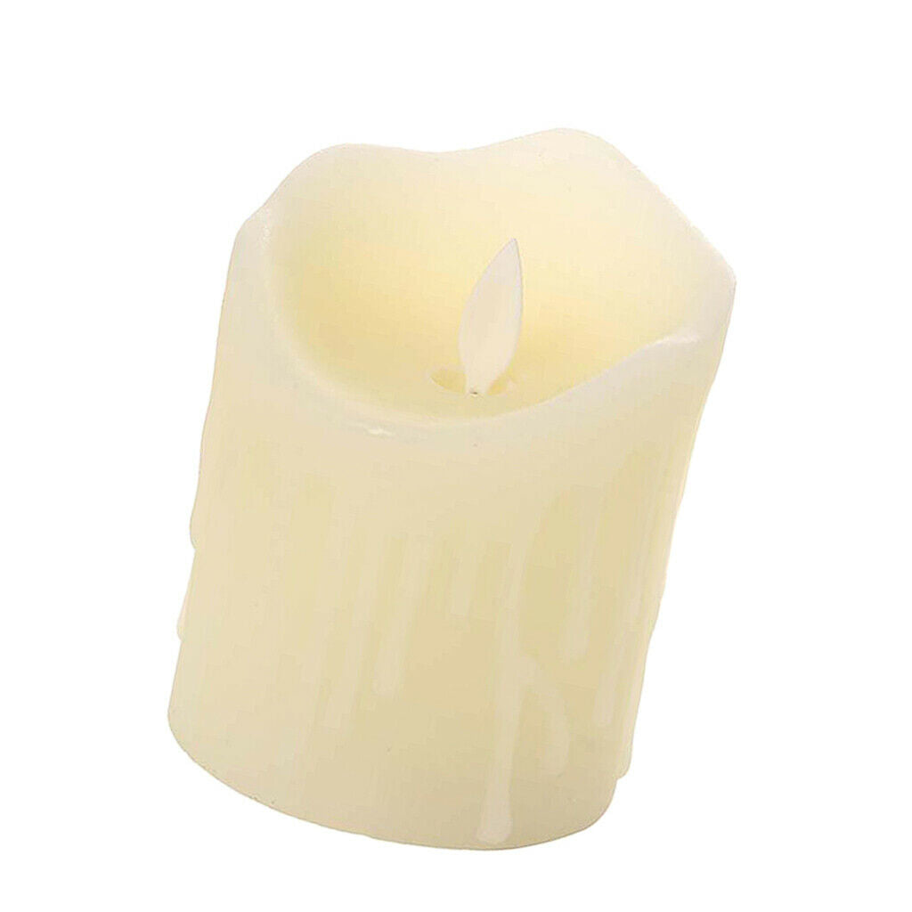 10x Lifelike Swinging Flame Battery Powered Realistic Flameless LED Candles