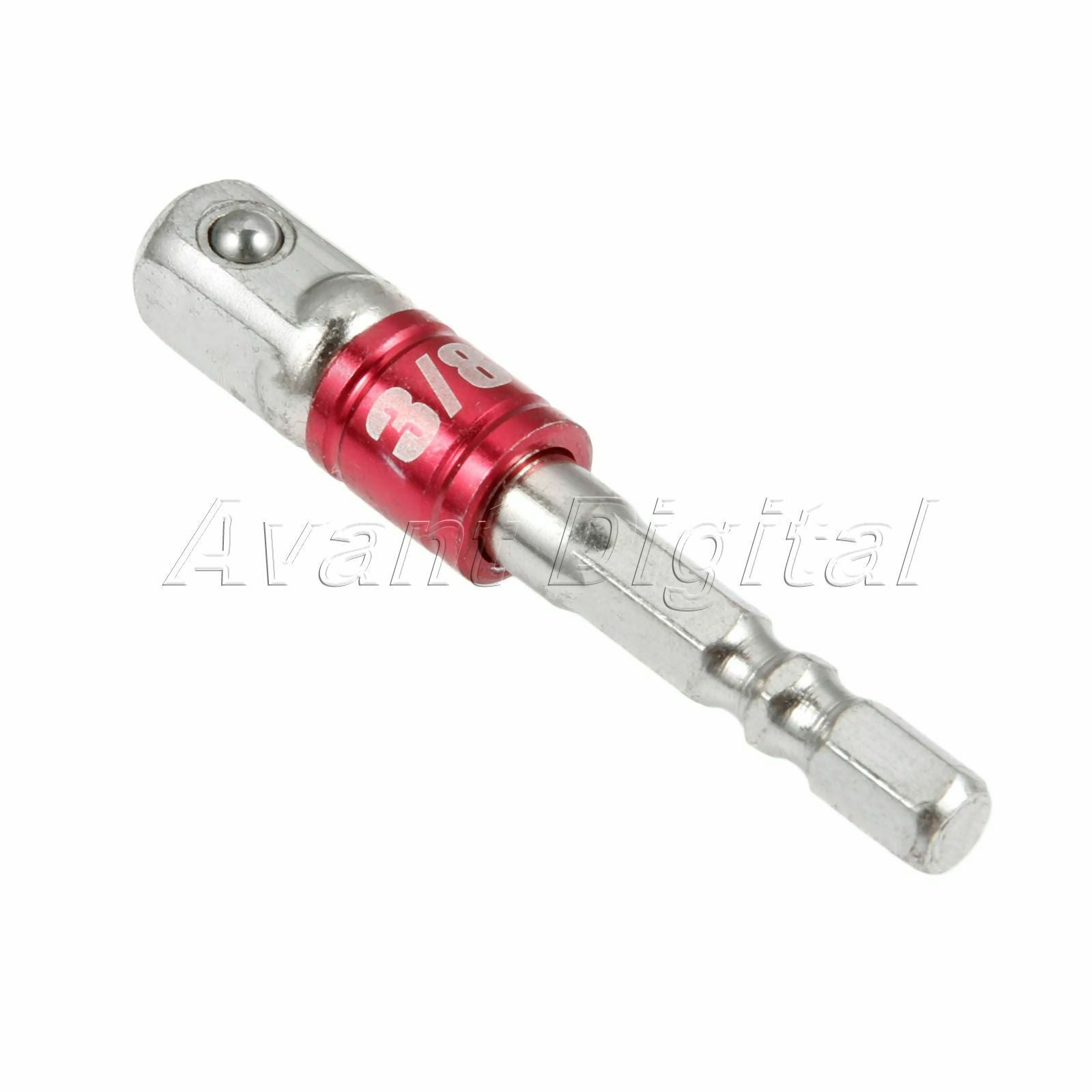 3Pcs Socket Bit Adapter Drill Aluminum Alloy Hex Shank 1/4" 3/8" 1/2" Driver Kit