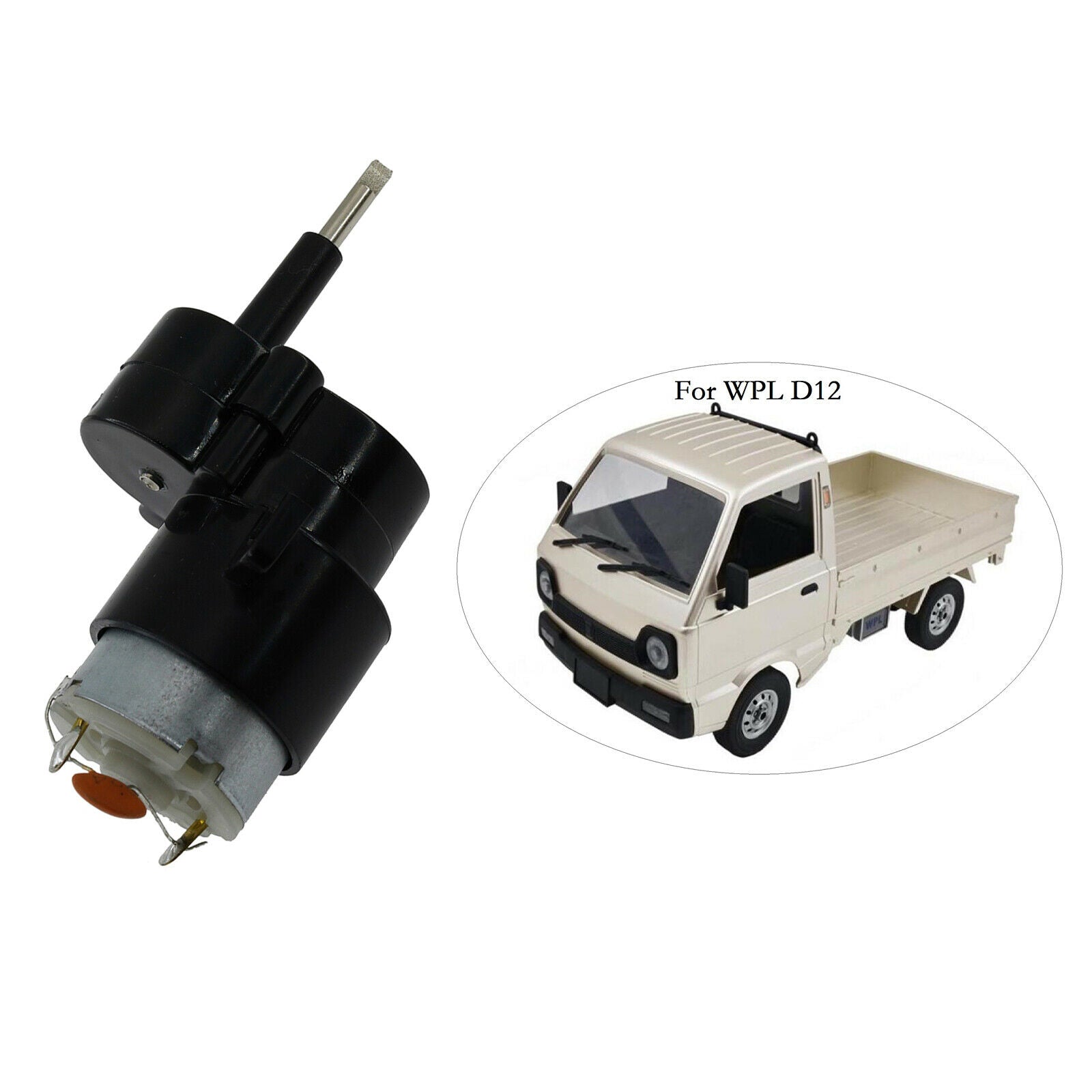 Durable RC Car Parts Power-  fit for WPL D12 Mini RC Car Accessories