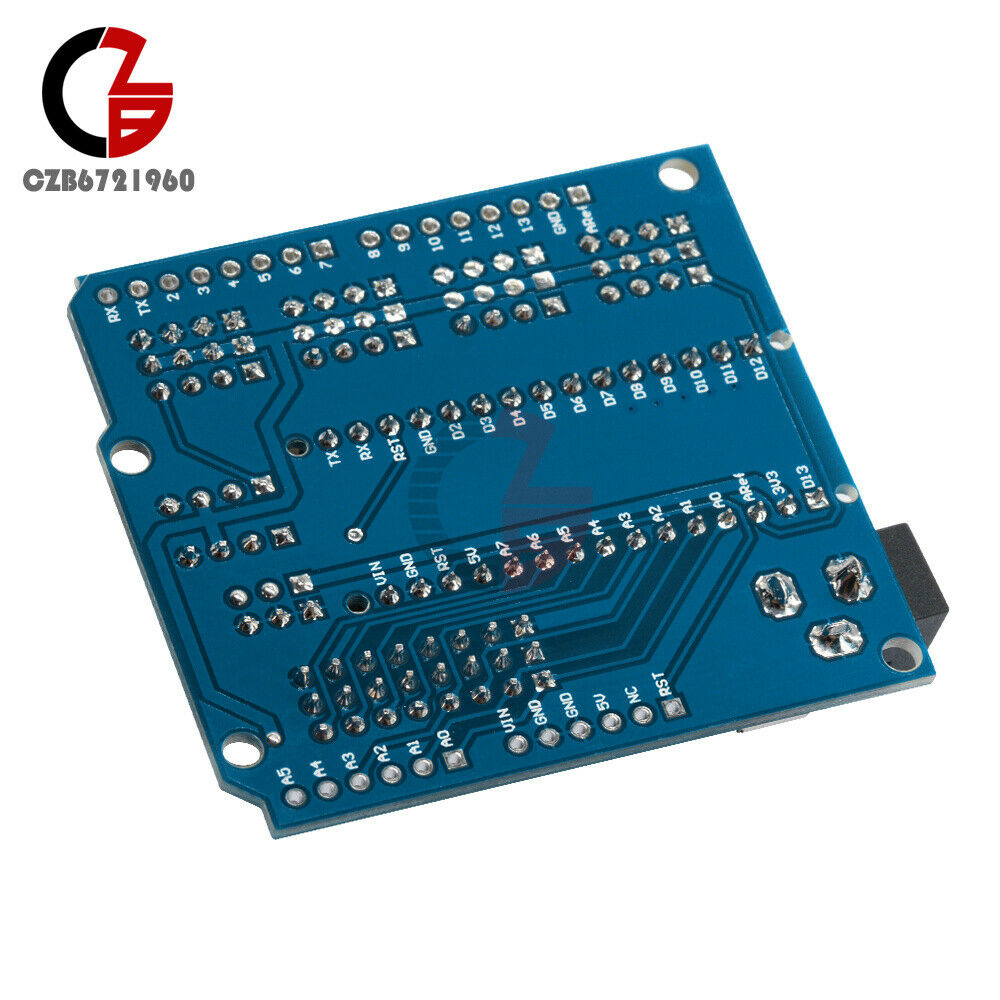 5PCS Arduino Nano I/O Expansion Shield V2.x/3.x Controller Pinboard Board Module