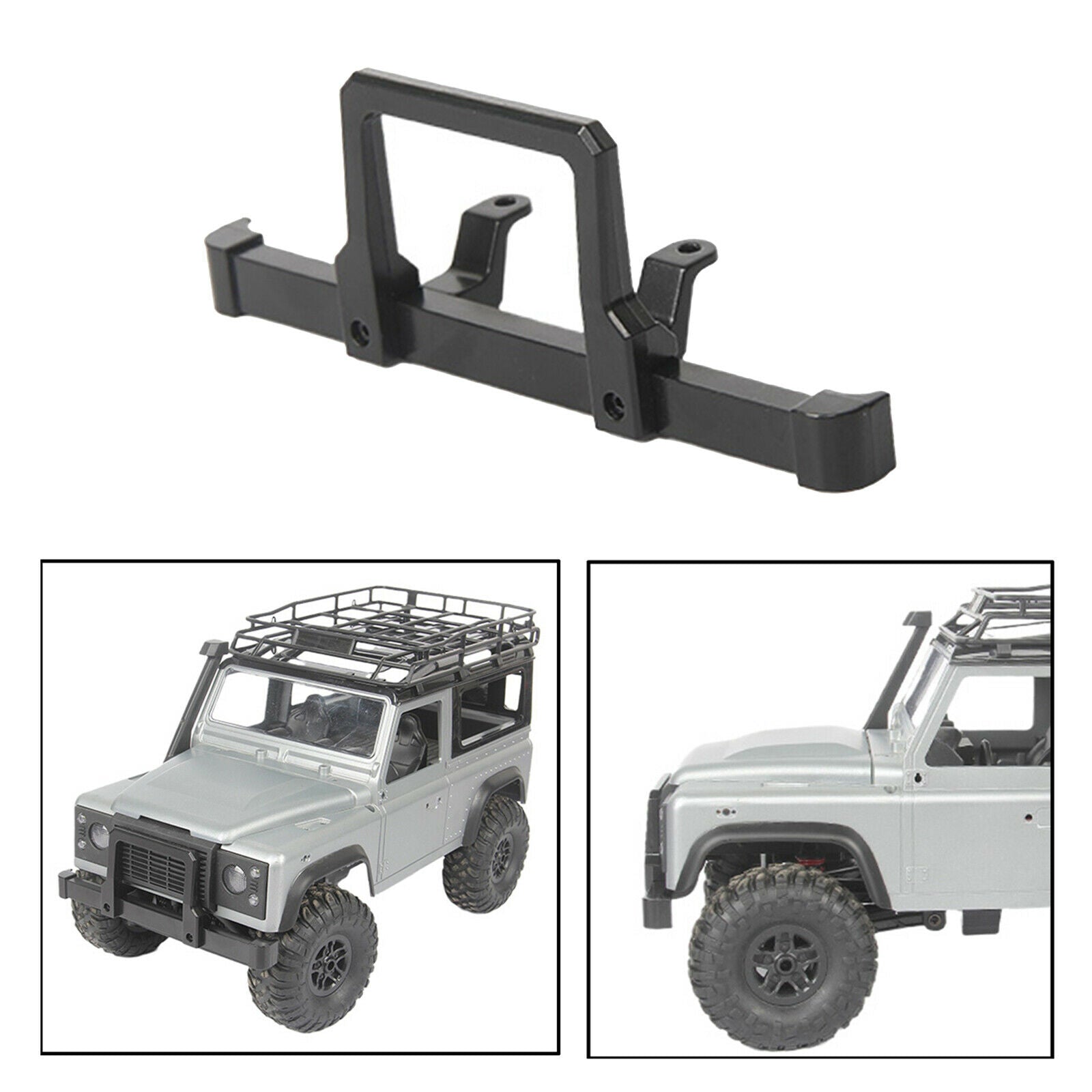 Metal RC Front Bumper Replace fits for MN D90 D91 D96 MN99 MN99S Spare Parts