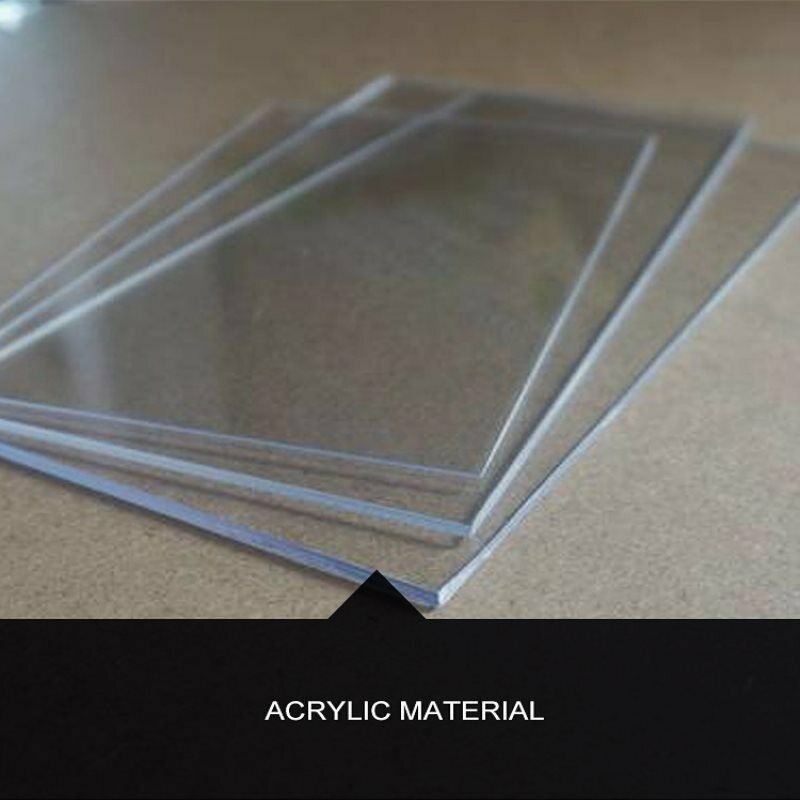 Acrylic Transparent Cigarette Case Portable Package Dust-proof Storage BoxM XC