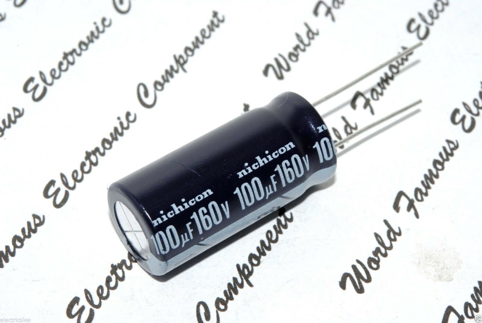 2pcs-NICHICON 100uF(100µF) 160V Radial Electrolytic Capacitor - H8504