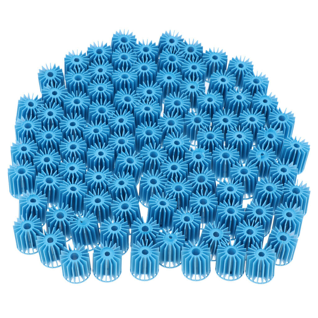 300 pcs. Bioballs filter aquarium pond biofilter biological filter media, blue