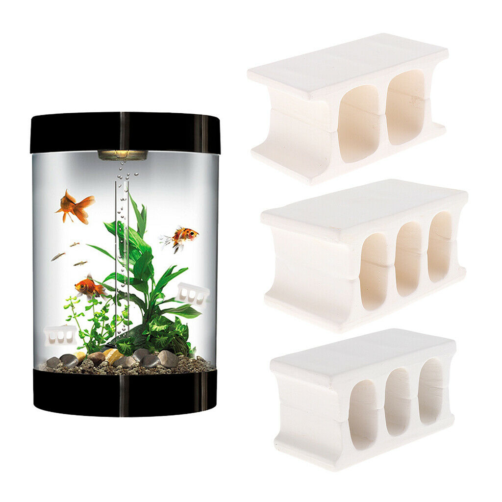 Aquarium Fish Tank Home Shrimp Spawn Nest Breeding Cave Small three holes