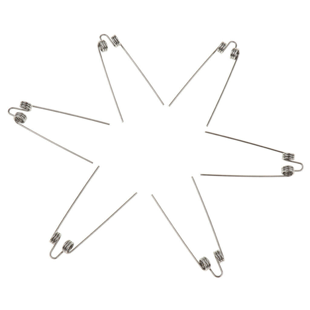 Metal Trombone/Trumpet Spit Valve Water Key Spring Accessory 20 Pcs of Pack