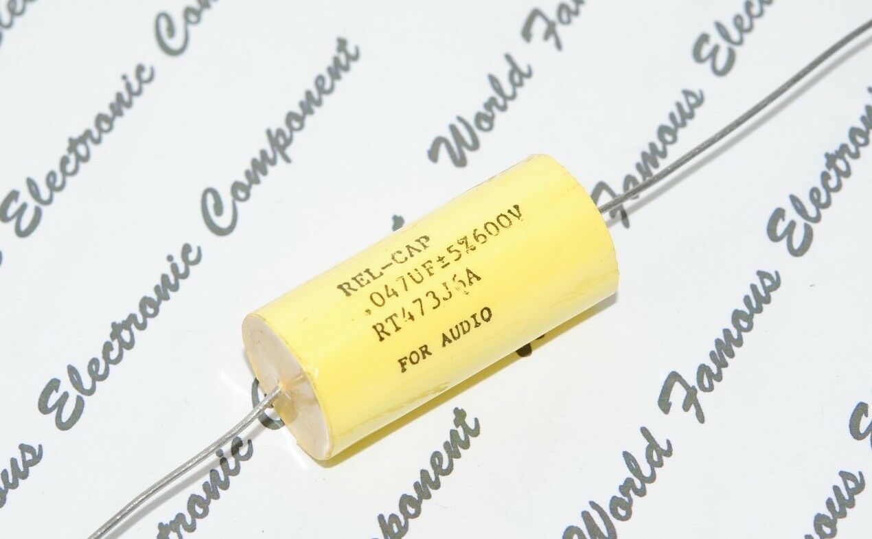 1pcs-REL-CAP RT 0.047uF (0.047µF 47nF) 600V 5%  Capacitor RT473J6A For Audio