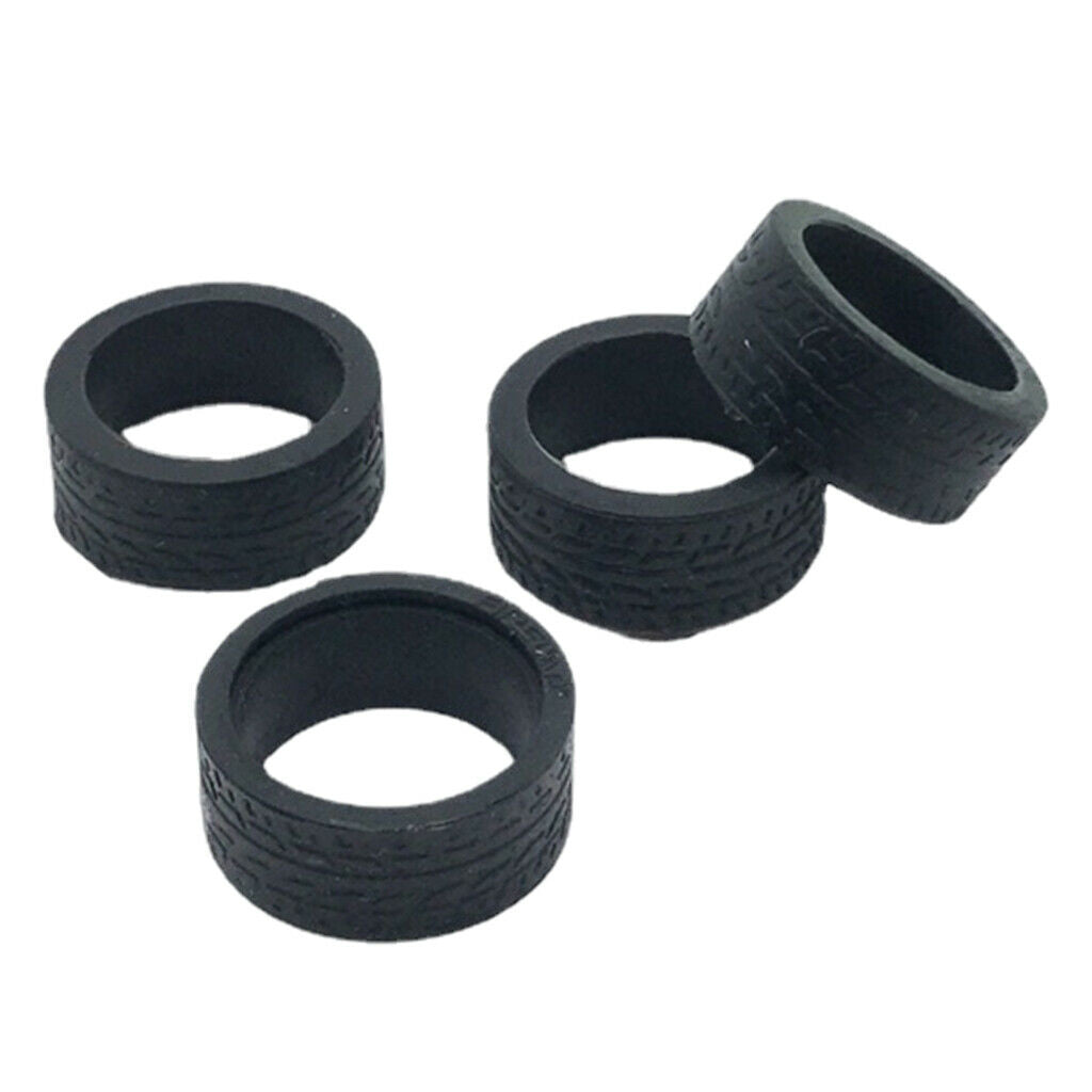Rubber Tires for WLtoys K969 K989 K999 1/28 Scale Racing Car Upgrade Parts