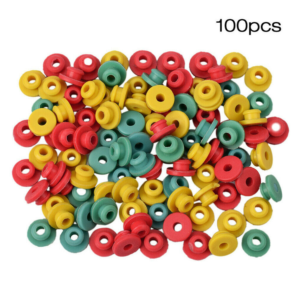 Tattoo Grommets/O Rings/Rubber Band/Cleaning Brush Tattoo Supply Kit Yellow