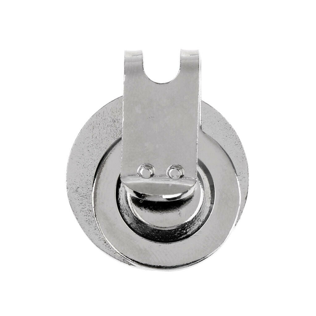 Magnetic Znic Alloy Detachable Hat Clip Visor Decor Golfer Present Club