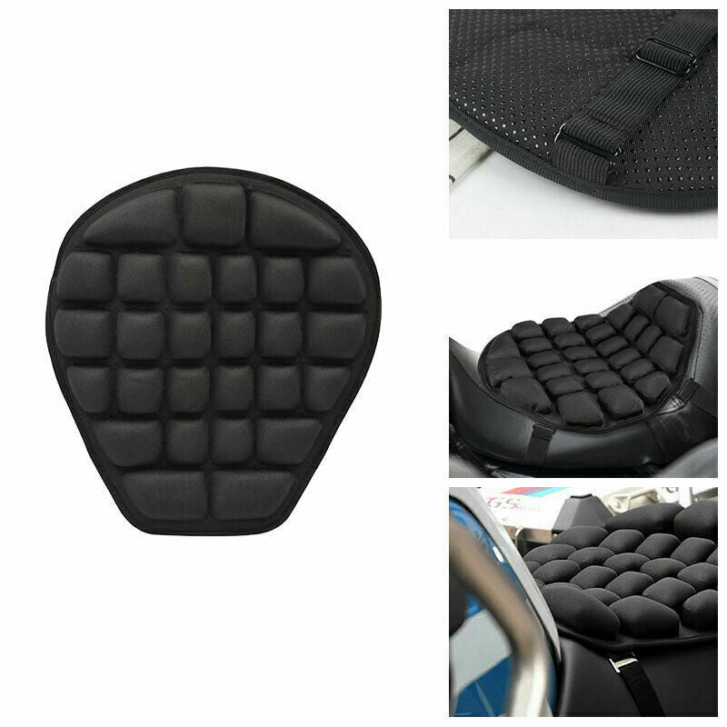 Motorcycle Seat Cushion Air Water Fillable Seat Pad Pressure Relief Cushion Mat
