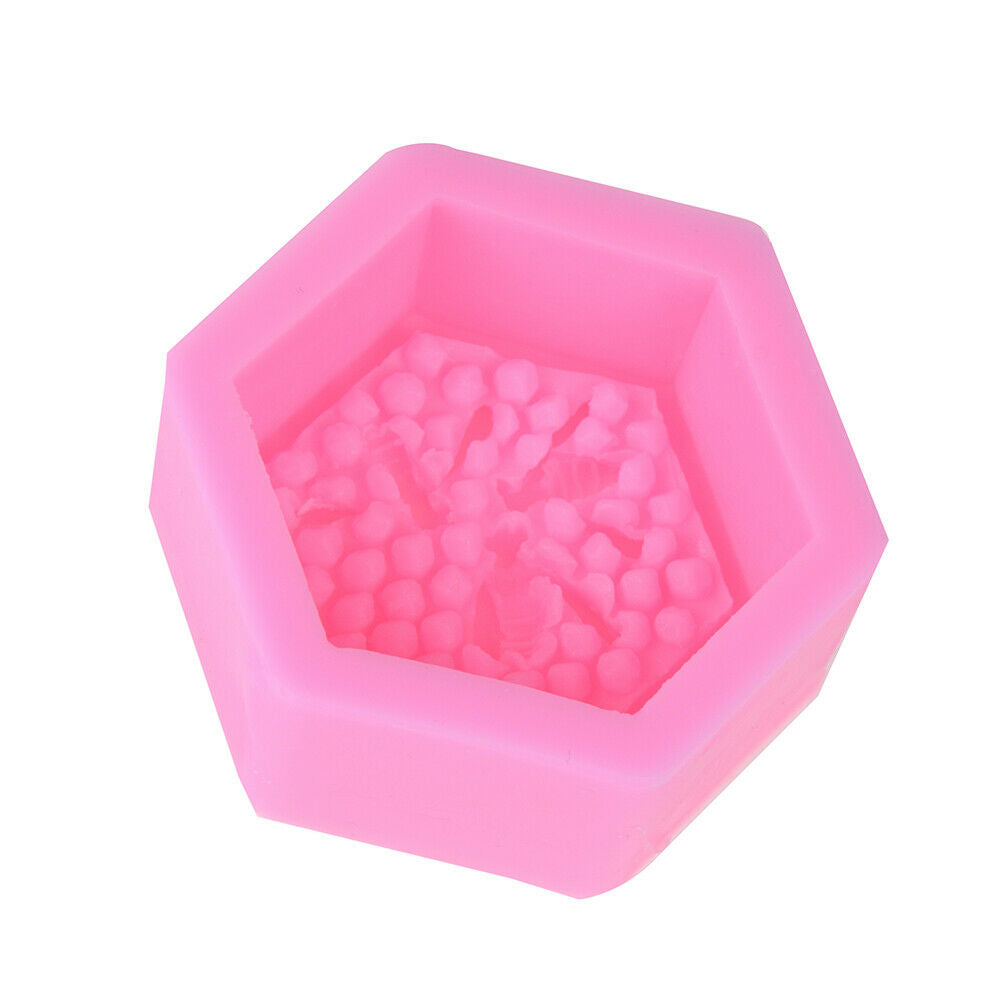bee honeycomb silicone soap molds fondant chocolate cake mold diy baking .l8