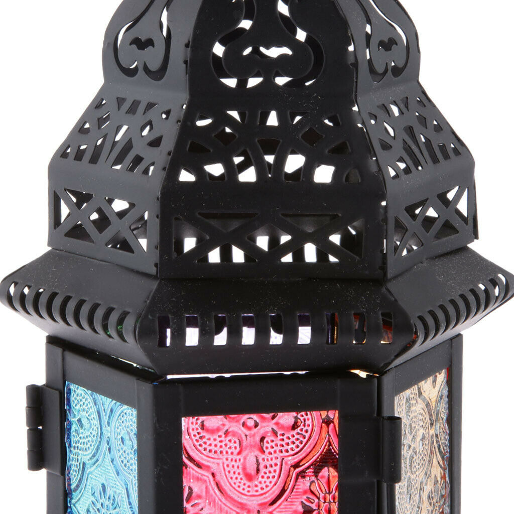 Metal Lock Moroccan Votive Candle