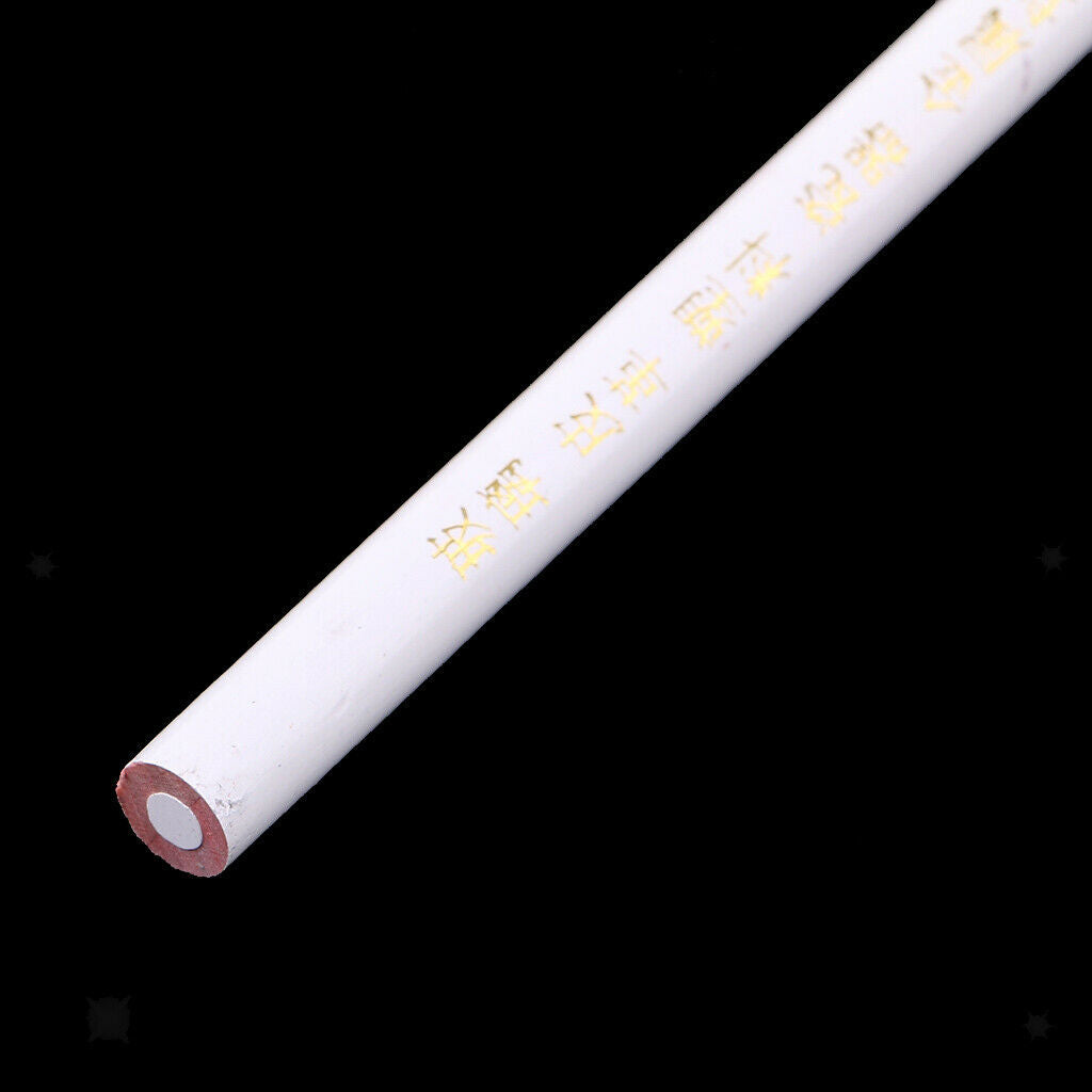 10pcs White Marking Pencils Tailor Pens Chalk For Cloth Glass
