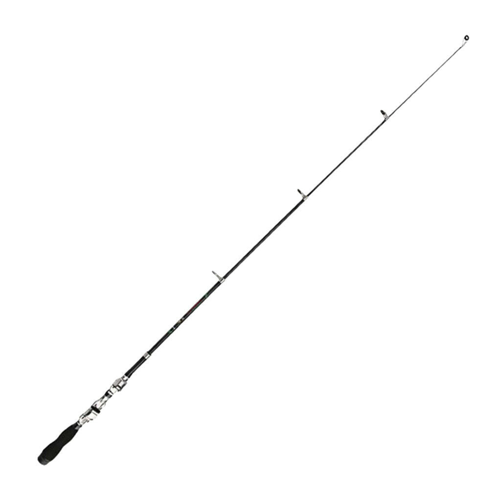 2Pc 1m Travel Telescopic Fishing Rod Collapsible   Pole for Saltwater Sea