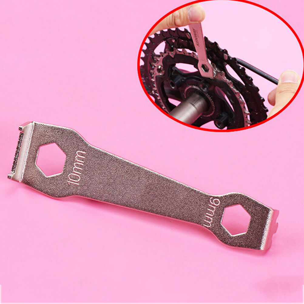 Bicycle Bike Crankset Bolt Fixed Wrench Repair Tool   Chain Wheel Spanner.l8