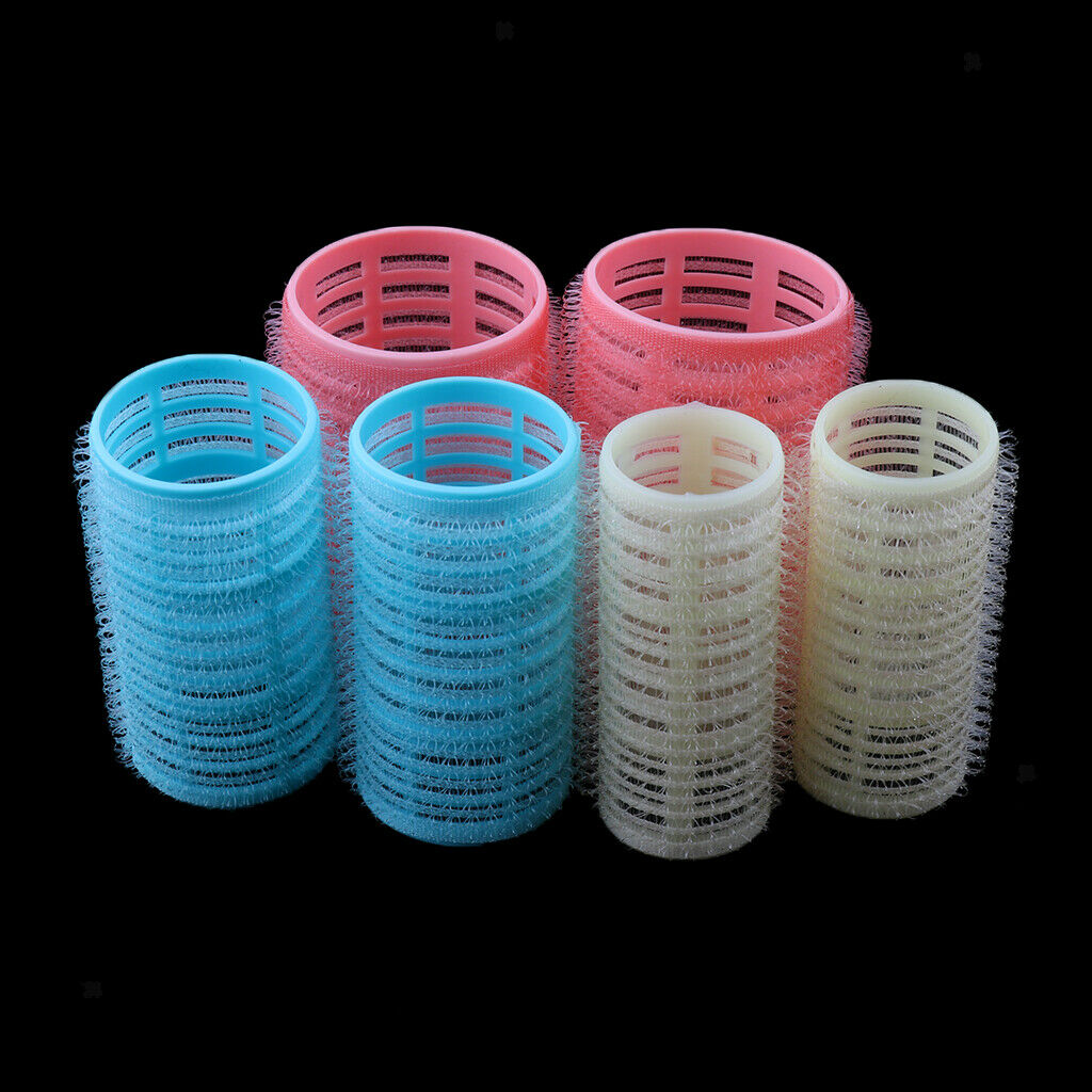6 Piece Salon Hair Rollers Curlers Hairdressing Tool for Hairstyle DIY L/M/S