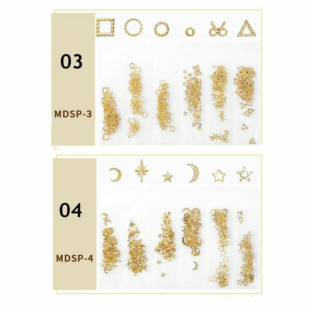 Decoration DIY Hollow Manicure Design Nail Art Polish Metal Nail Rivet Stickers