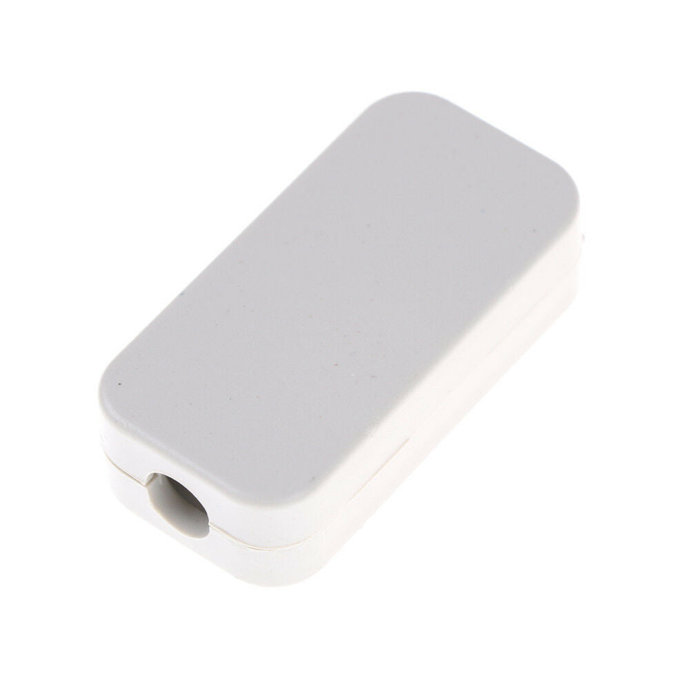 5pcs White Plastic Black Waterproof Case Project Junction Box 40*20*11mm H WF