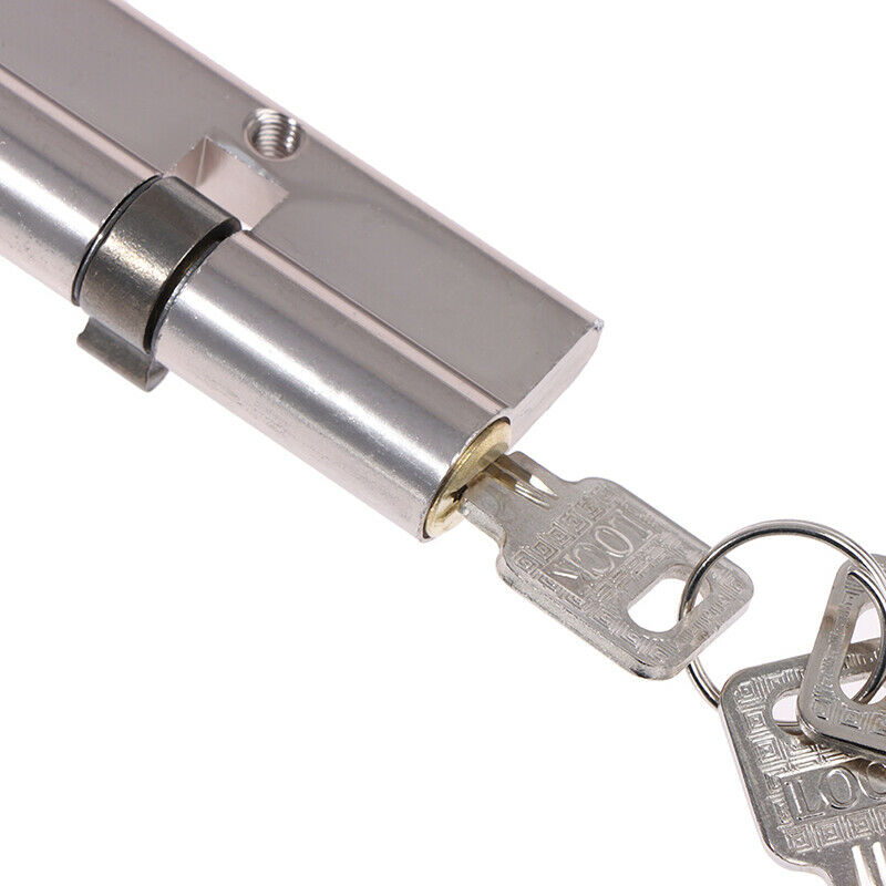 Door Cylinder Lock Biased 70mm Anti-Theft Entrance Brass Lock Home SecurityJ XC