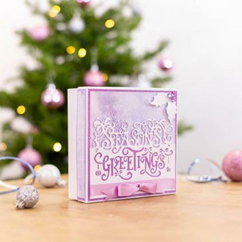 Season Greeting Metal Cutting Dies Stencil DIY Scrapbooking Album Paper Card