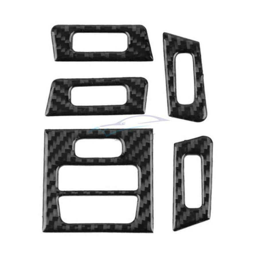 5Pieces Black Air Vent Outlet Trim Covers For BMW 3 Series E90 E92 E93 2005-2012