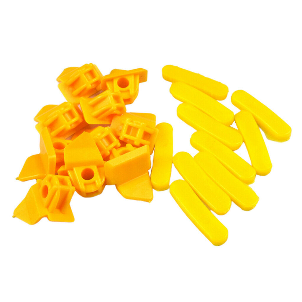 10 lot 44mm Yellow Plastic Tire Changer Bead Breaker Bird Head Remover Pad