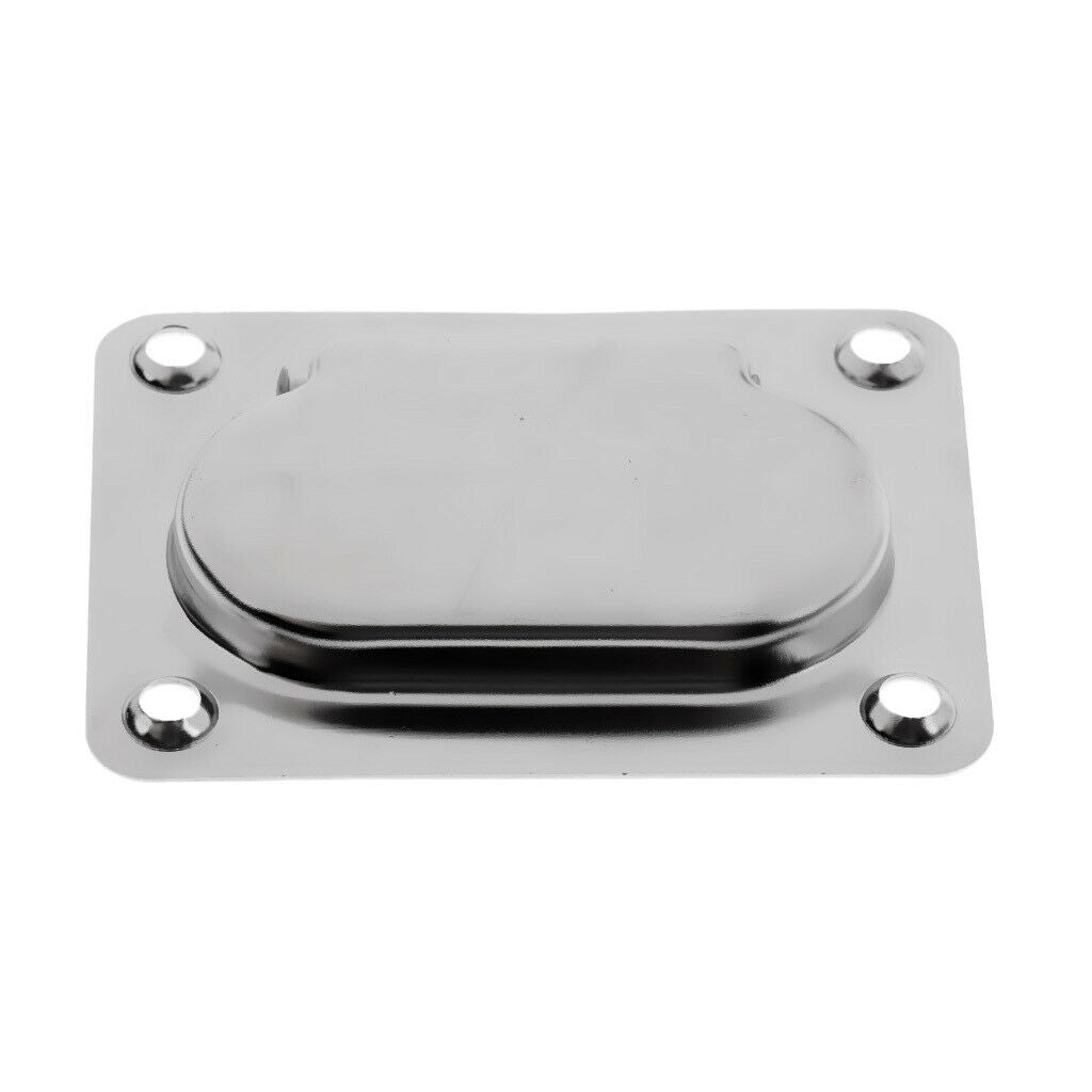 2pcs Durable Stainless Steel Boat Hatch Locker Cabinet Lift/Pull Ring Handle