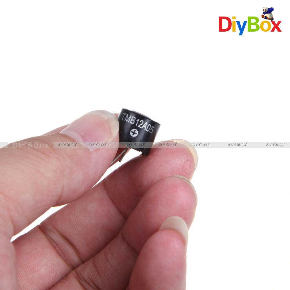 5PCS 12MM 5V Active Buzzer Magnetic Long Continous Beep Tone Alarm Ringer