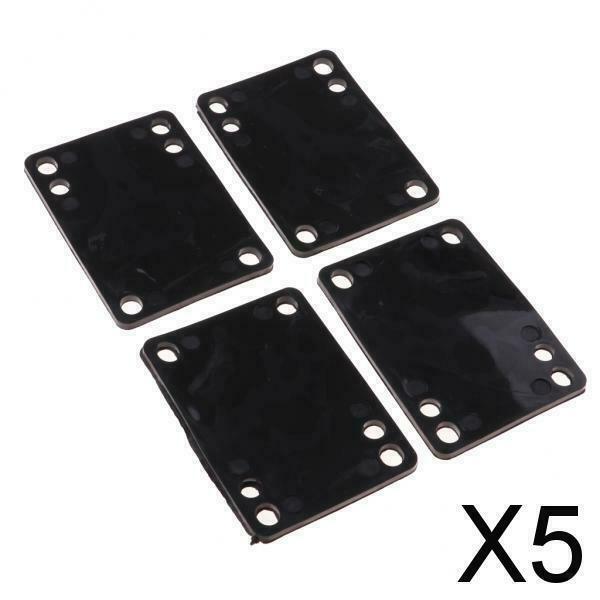 5X 4pcs Longboard Shockpads Hardware Skateboard Trucks Decks Wheel Tools