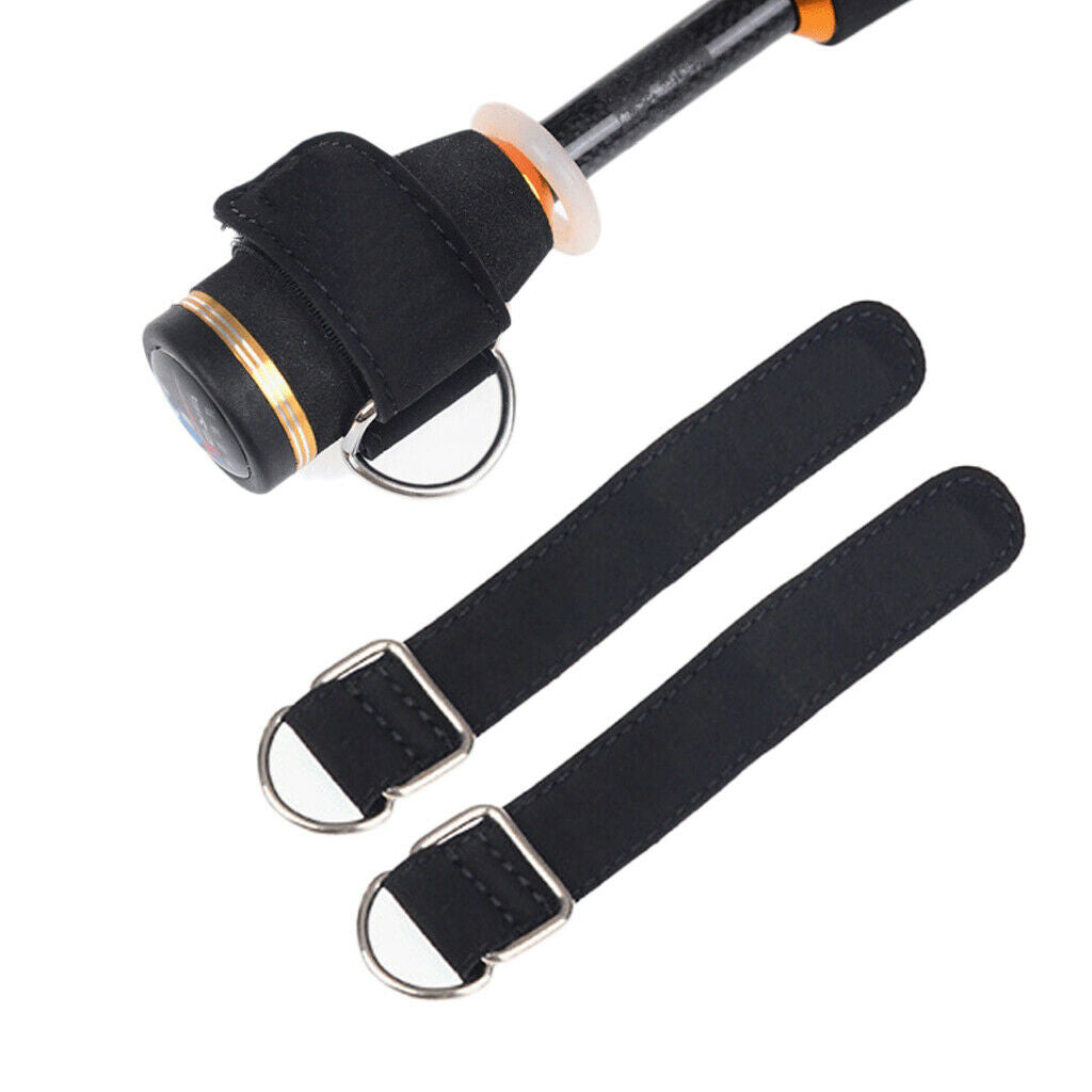 2pcs Fishing Rod Tie Strap Belt Rod Protector for Landing Net, Boat Kayak
