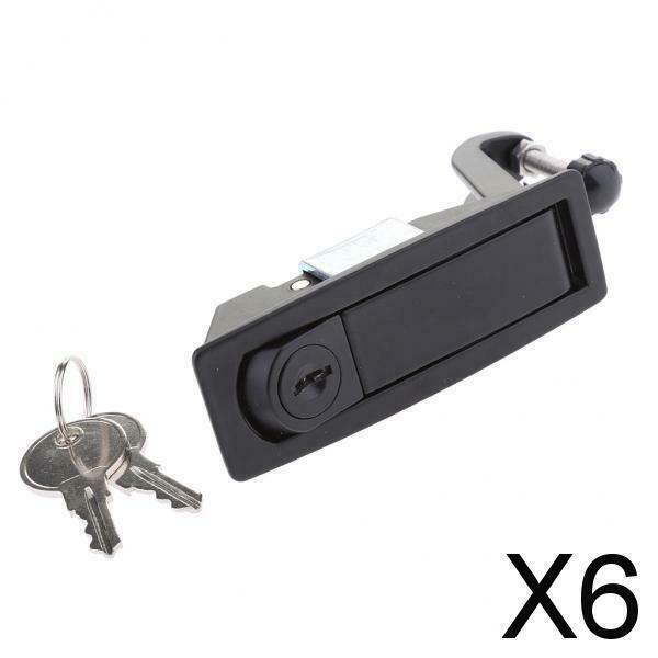 6X Zinc-alloy Trailer Compression Lever Latch Lock w/ Keys for Southco C2-32-25
