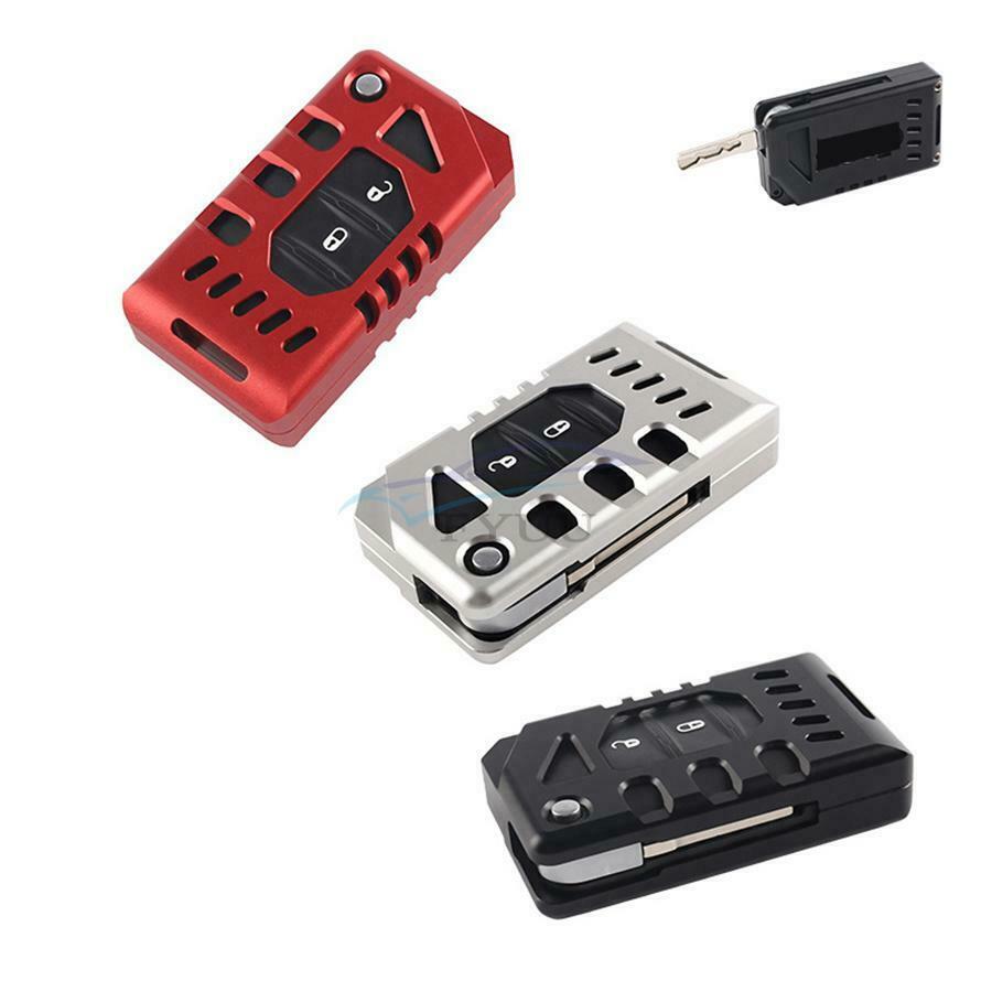 Aluminum Alloy Red Key Fob Cover Case For 2018-21 Jeep Wrangler JL&Gladiator JT