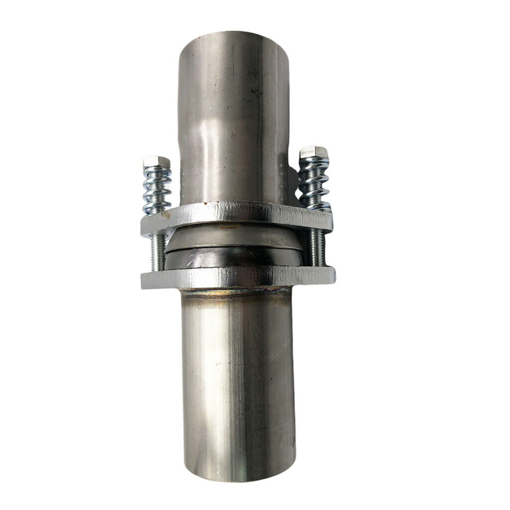 2.5" ID Stainless Exhaust Spherical Joint Spring Bolt Flange Pipe Repair