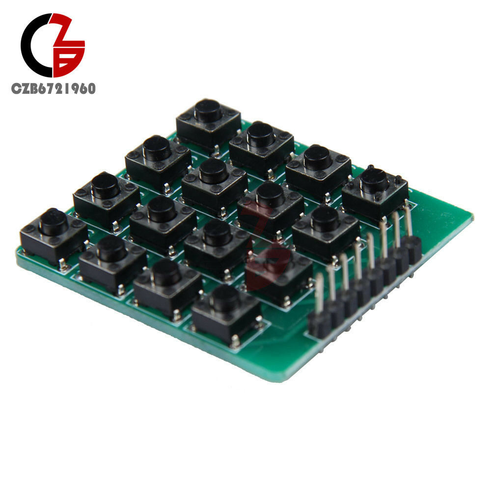 2PCS Green 4x4 4*4 Matrix 16 Keypad 16 Botton Keyboard Module MCU Board Arduino