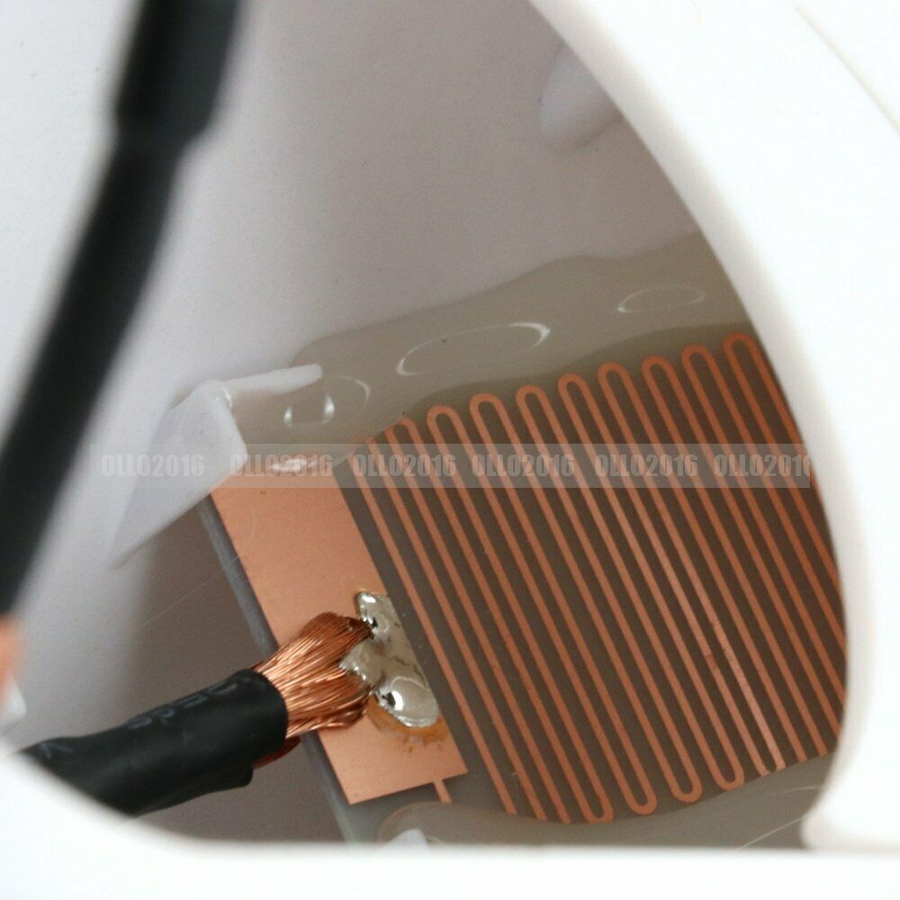 1x Car Exterior FM/AM Signal ABS Antenna Aerial White Shark Fin Shaped w/Cable