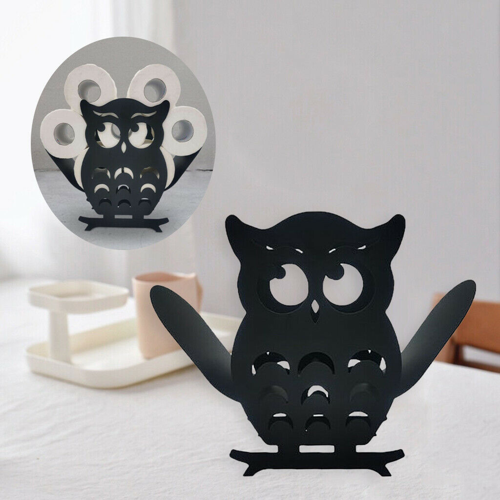 Creative Toilet Paper Holder Tissue Storage Stand Rack Washroom Ornament