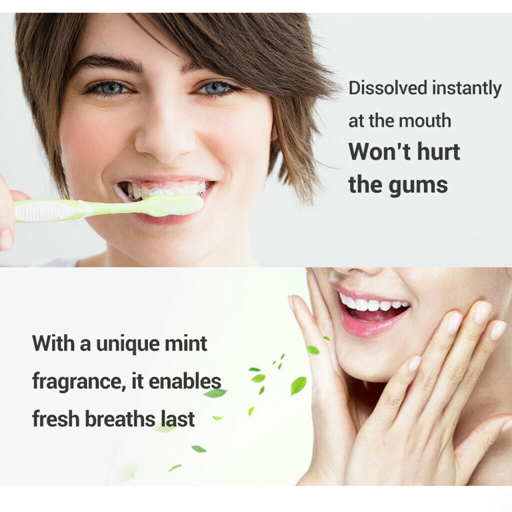 Teeth Whitening Powder Toothpaste Supply Kit Oral Remove Plaque Stains Tool
