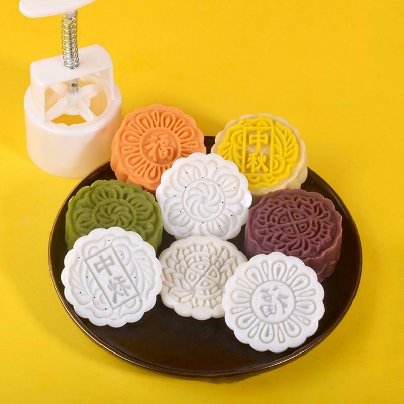 100g Cookie Stamp Moon Cake Maker Moon Cake Mould Adjustable DIY Decoration
