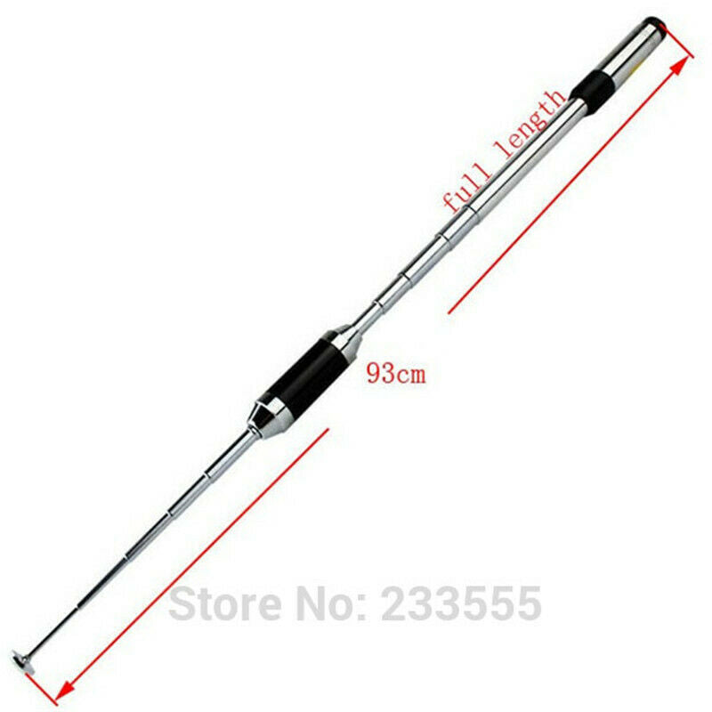 RH770 Dual Band 144/430MHz High Gain SMA-F Telescopic Handheld Radio Antenna