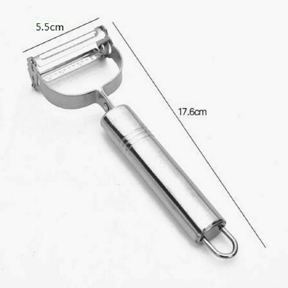 Stainless Steel Potato Peeler Vegetable Carrot Fruit Slicer Cutter Grater Tool.