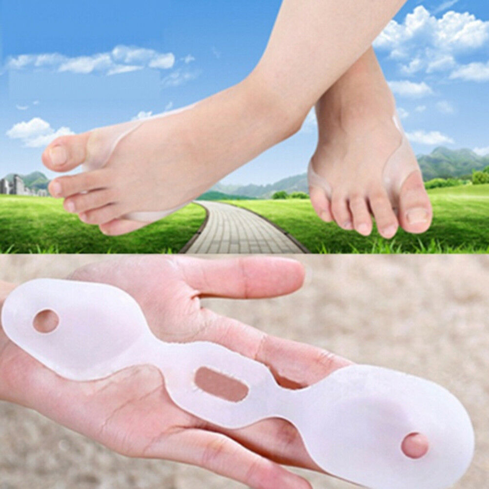Transparent Silicone Gel Bunion Big Toe Separator Foot Protector Massage.l8
