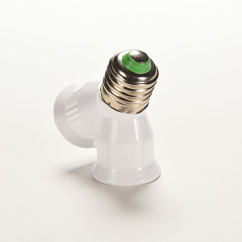 Screw E27 LED Base Light Lamp Bulb Socket 1 to 2 Splitter Adapter Converte.l8